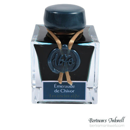 Jacques Herbin 1670 Émeraude de Chivor Fountain Pen Ink Bottle 50ml