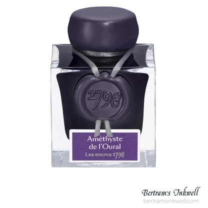 Jacques Herbin 1798 Améthyste de l'Oural Fountain Pen Ink Bottle 50ml