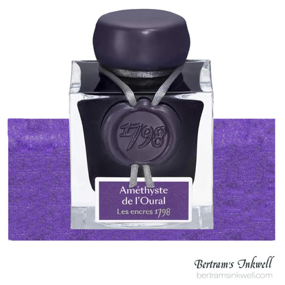 Jacques Herbin 1798 Améthyste de l'Oural Fountain Pen Ink Bottle 50ml