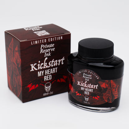 Private Reserve Kickstart My Heart Red Bottled Ink
