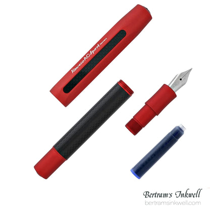 Kaweco AC Sport Carbon Red Fountain Pen