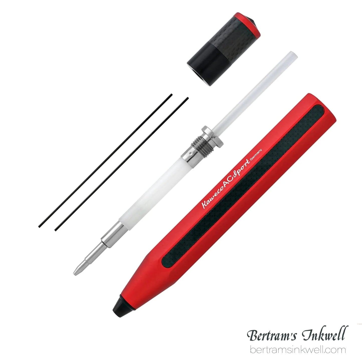Kaweco AC Sport Carbon Red Mechanical Pencil 0.7 mm