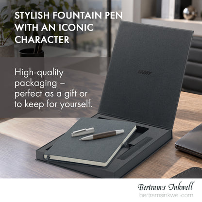 LAMY 2000 Bog Oak Fountain Pen and Book Set - Limited Edition