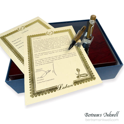Laban Ebonite Serpent Quartet Limited Edition Rollerball Pen Set 2001