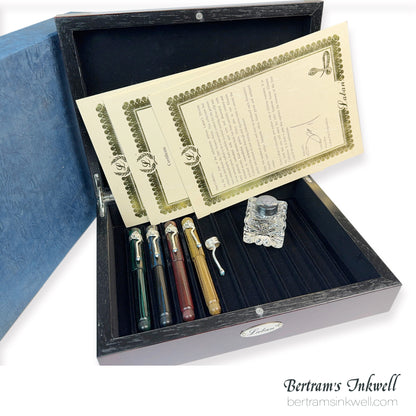 Laban Ebonite Serpent Quartet Limited Edition Rollerball Pen Set 2001