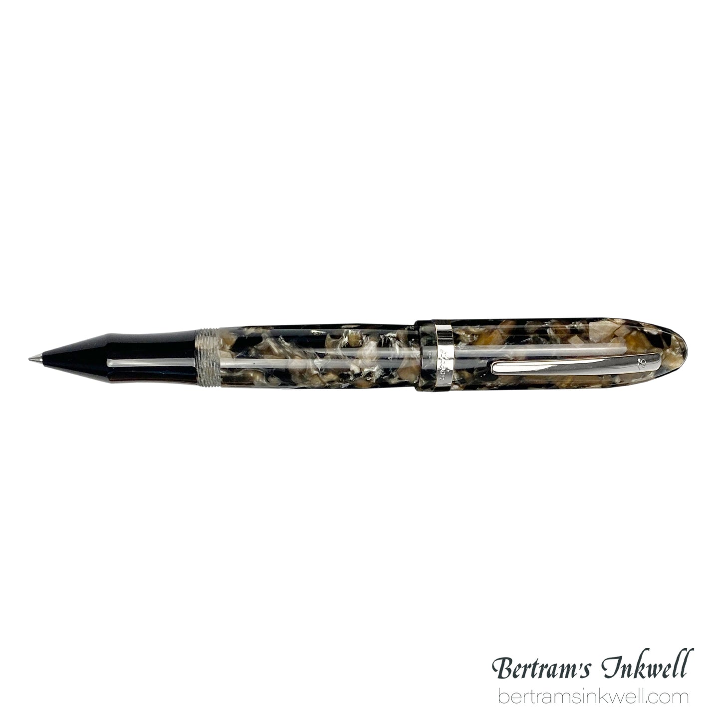 Laban Mento Celebration Shell Rollerball With Leather Pen Case