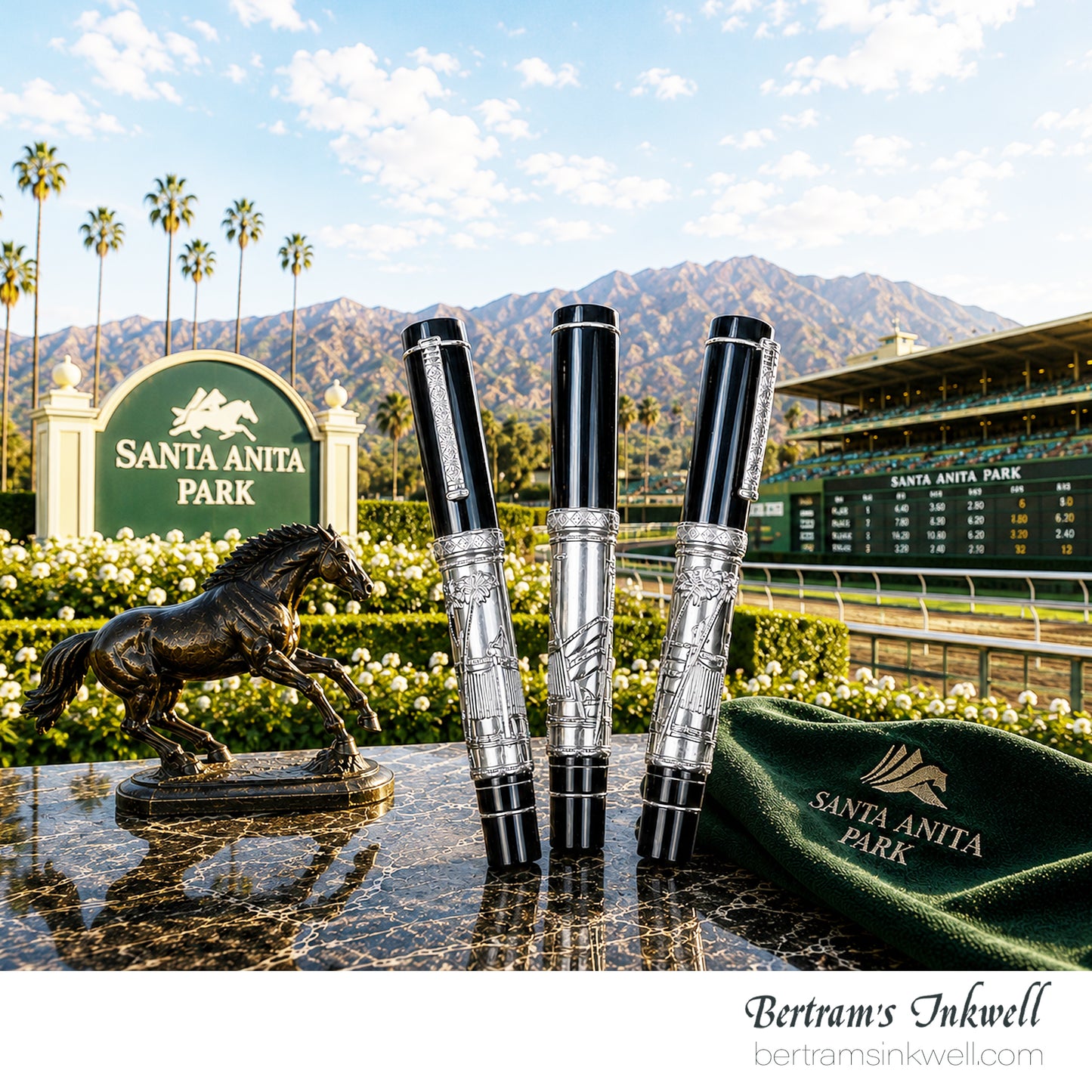 Laban Santa Anita Park Tribute Sterling Silver Limited Edition Fountain Pen