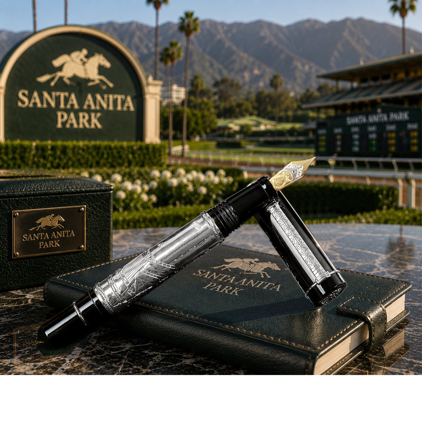 Laban Santa Anita Park Tribute Sterling Silver Limited Edition Fountain Pen