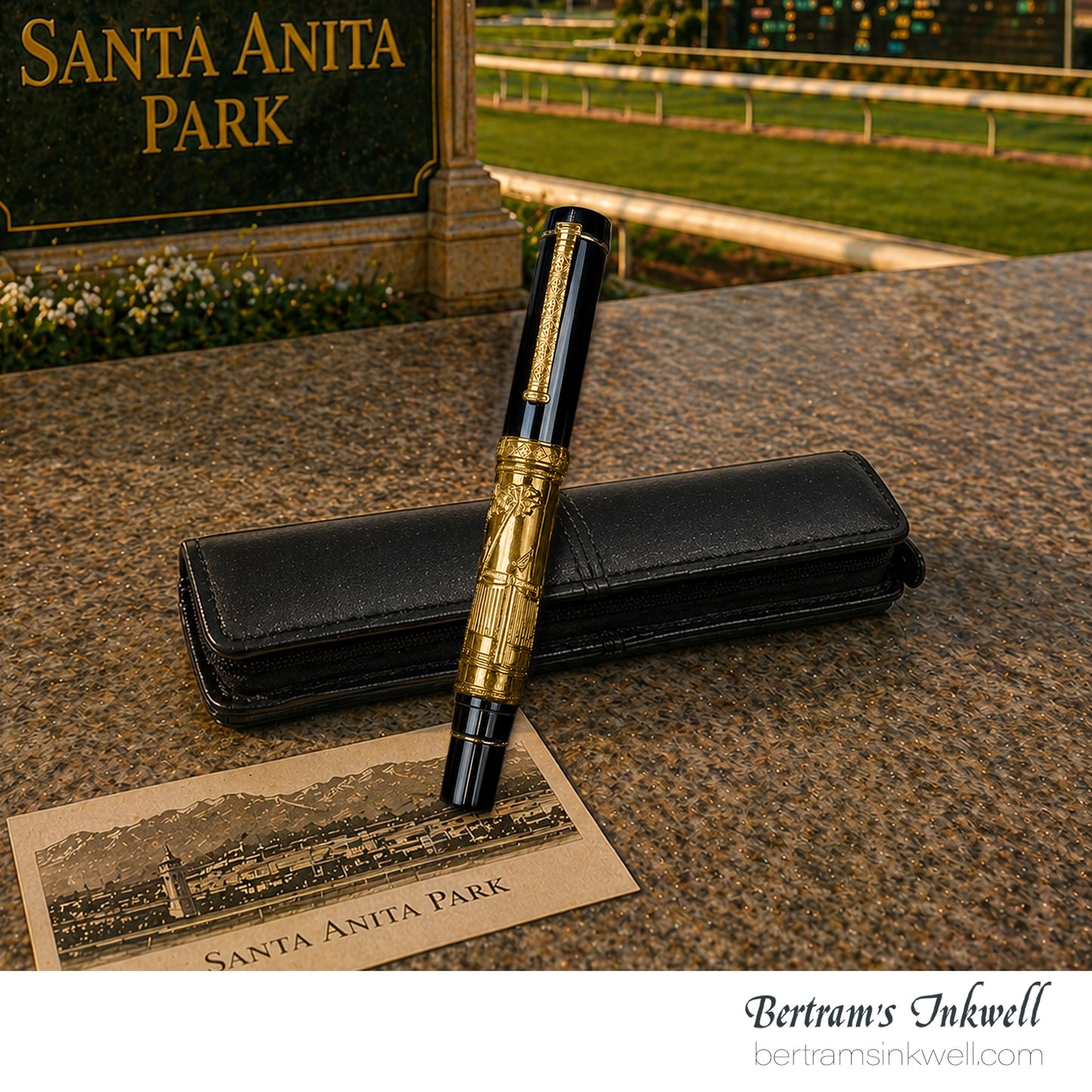Laban Santa Anita Park Tribute Vermeil Limited Edition Fountain Pen