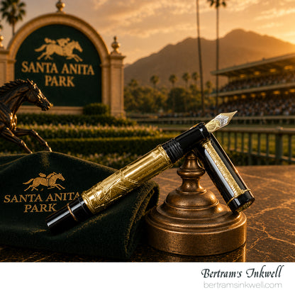 Laban Santa Anita Park Tribute Vermeil Limited Edition Fountain Pen