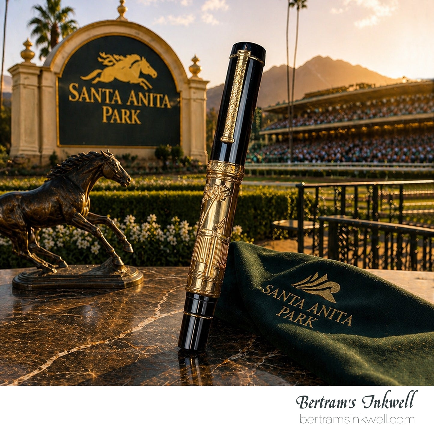 Laban Santa Anita Park Tribute Vermeil Limited Edition Fountain Pen
