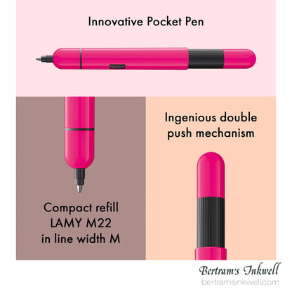Lamy Pico Neon Pink Ballpoint Pen