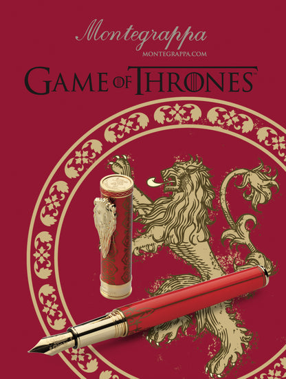 Montegrappa HBO Game of Thrones - Lannister Fountain Pen ITGOT_LN, 2017