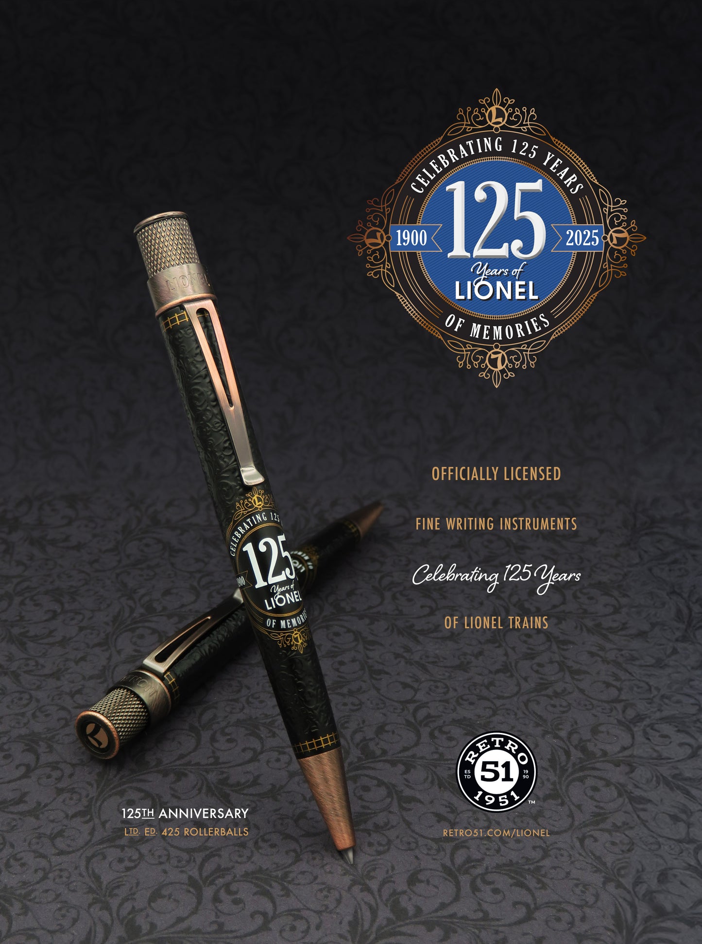 Retro 51 Tornado™ Lionel Trains® - 125th Anniversary Tribute Rollerball