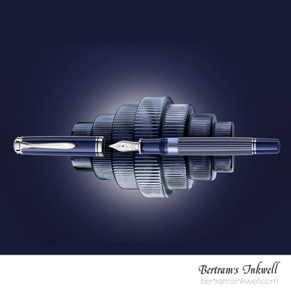 Pelikan Souverän M815 Metal Striped Blue Special Edition Fountain Pen