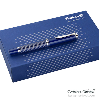 Pelikan Souverän M815 Metal Striped Blue Special Edition Fountain Pen