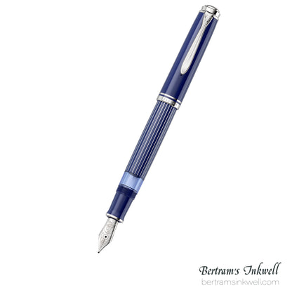 Pelikan Souverän M815 Metal Striped Blue Special Edition Fountain Pen