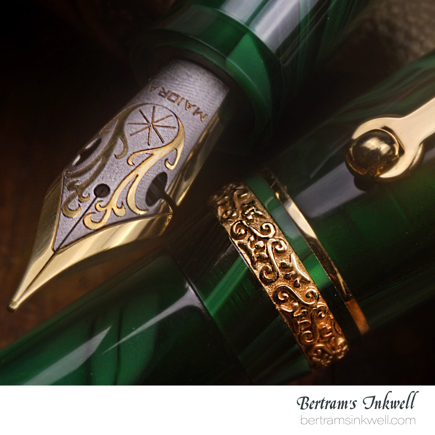 Maiora Ultra Ogiva Golden Age 2.0 Bertram's Inkwell 40th Anniversary Fountain Pen