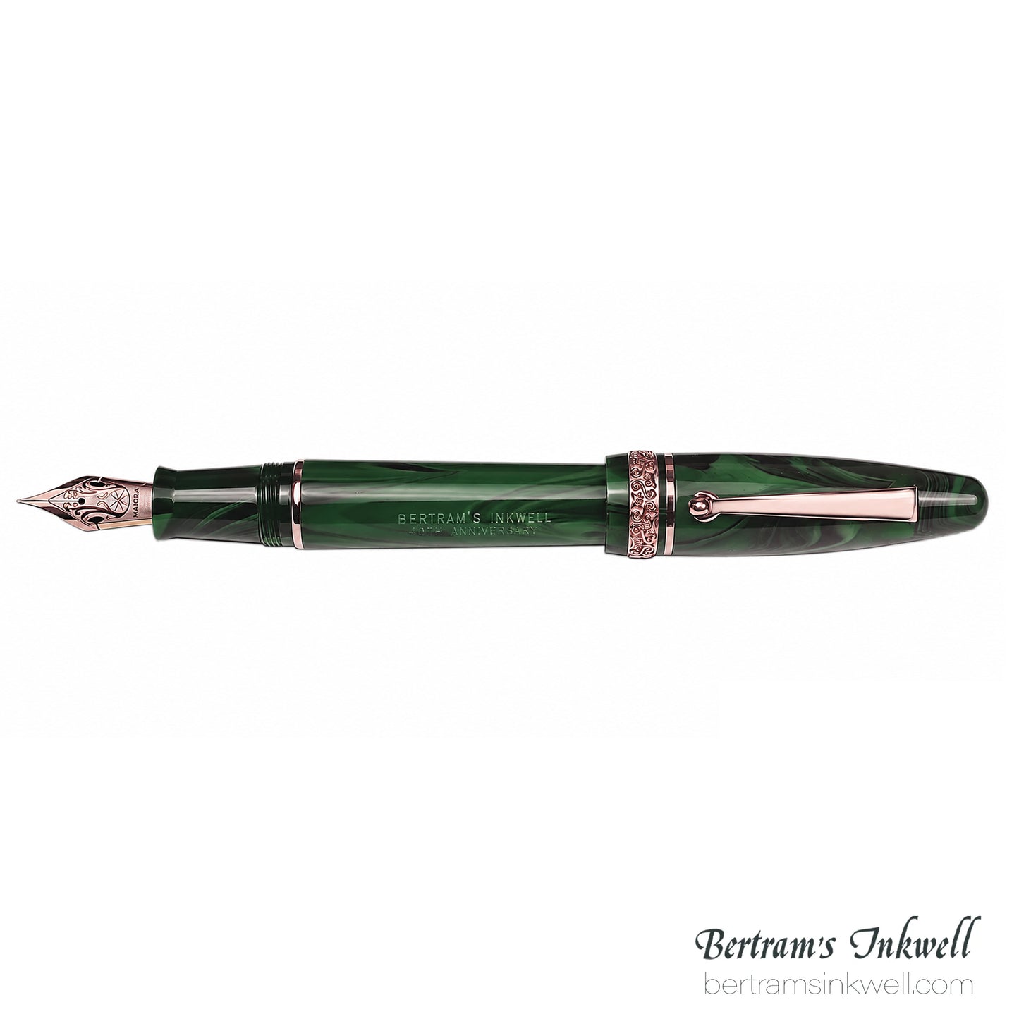 Maiora Ultra Ogiva Golden Age 2.0 Bertram's Inkwell 40th Anniversary Micro Batch - Rose Gold Fountain Pen