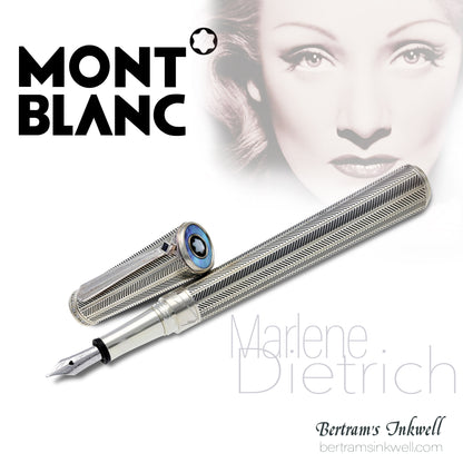Montblanc Marlene Dietrich 1901 Silver and Diamonds Limited Edition Fountain Pen 101402, 2007
