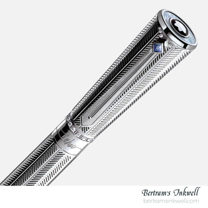 Montblanc Marlene Dietrich 1901 Silver and Diamonds Limited Edition Fountain Pen 101402, 2007