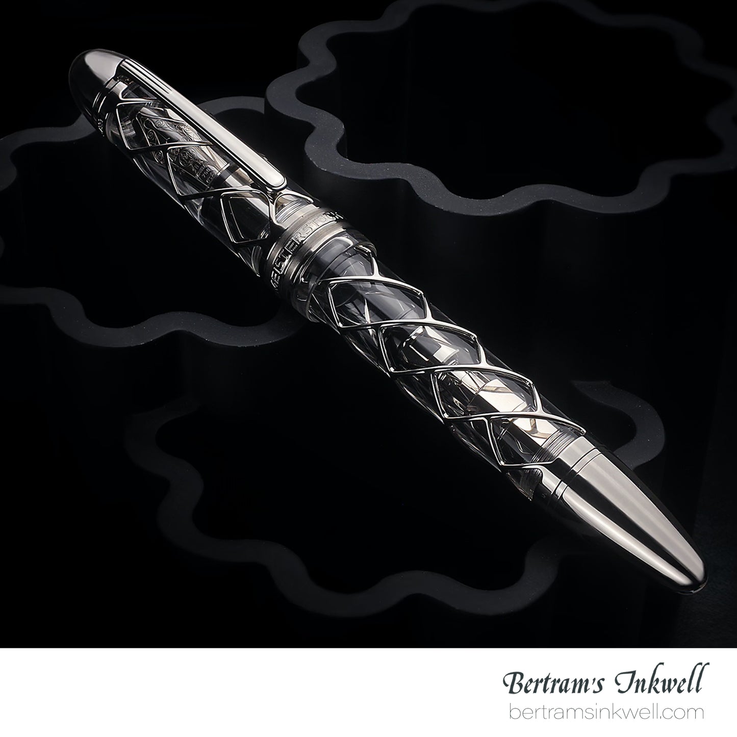 Montblanc Meisterstück Platinum Plated Skeleton 149 Fountain Pen 33349, 2001