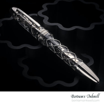 Montblanc Meisterstück Platinum Plated Skeleton 149 Fountain Pen 33349, 2001