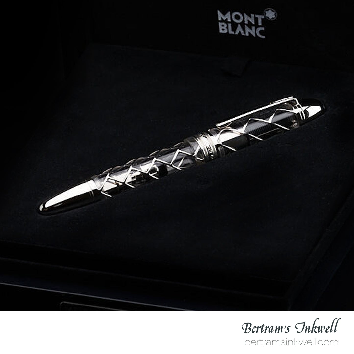 Montblanc Meisterstück Platinum Plated Skeleton 149 Fountain Pen 33349, 2001