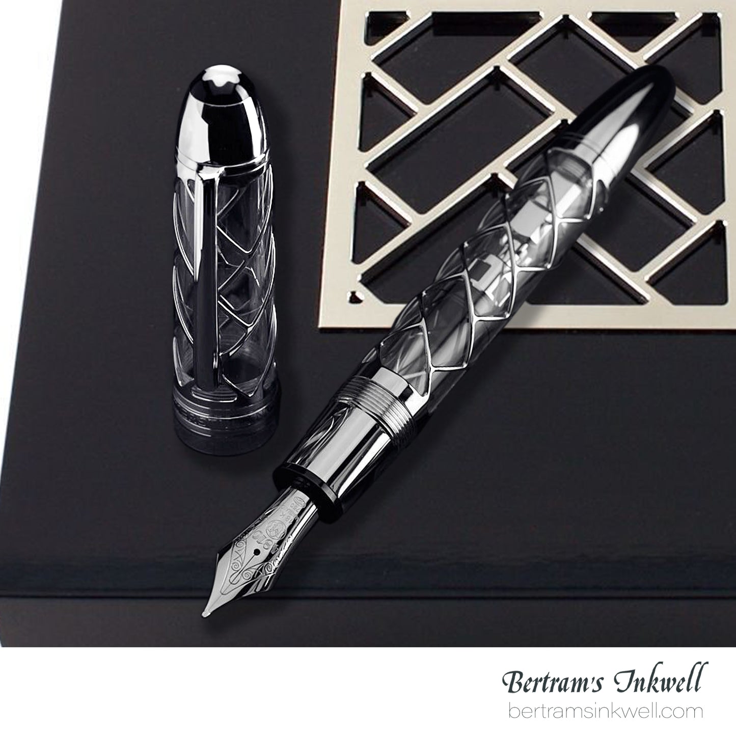 Montblanc Meisterstück Platinum Plated Skeleton 149 Fountain Pen 33349, 2001