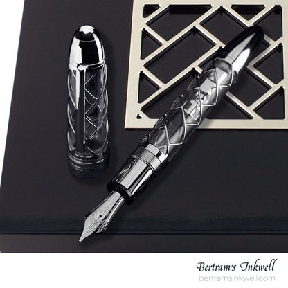 Montblanc Meisterstück Platinum Plated Skeleton 149 Fountain Pen 33349, 2001