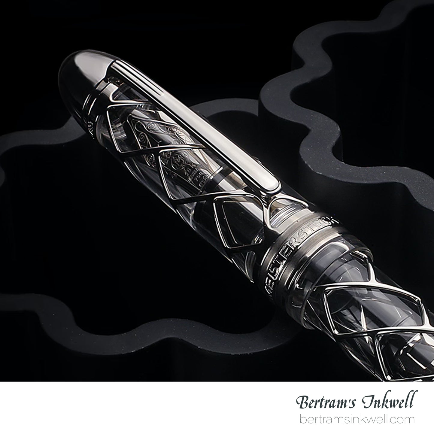 Montblanc Meisterstück Platinum Plated Skeleton 149 Fountain Pen 33349, 2001