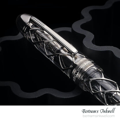 Montblanc Meisterstück Platinum Plated Skeleton 149 Fountain Pen 33349, 2001