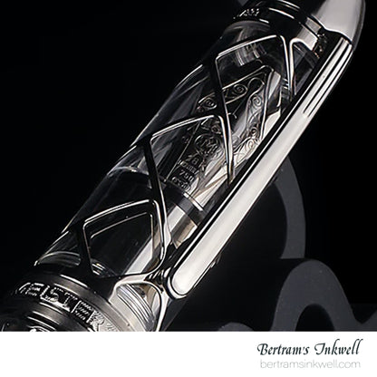Montblanc Meisterstück Platinum Plated Skeleton 149 Fountain Pen 33349, 2001