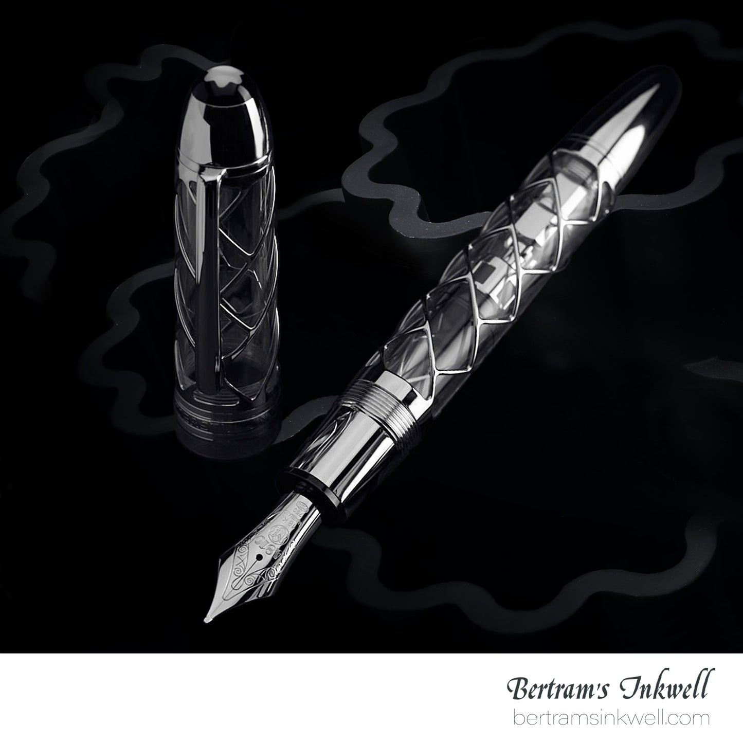 Montblanc Meisterstück Platinum Plated Skeleton 149 Fountain Pen 33349, 2001