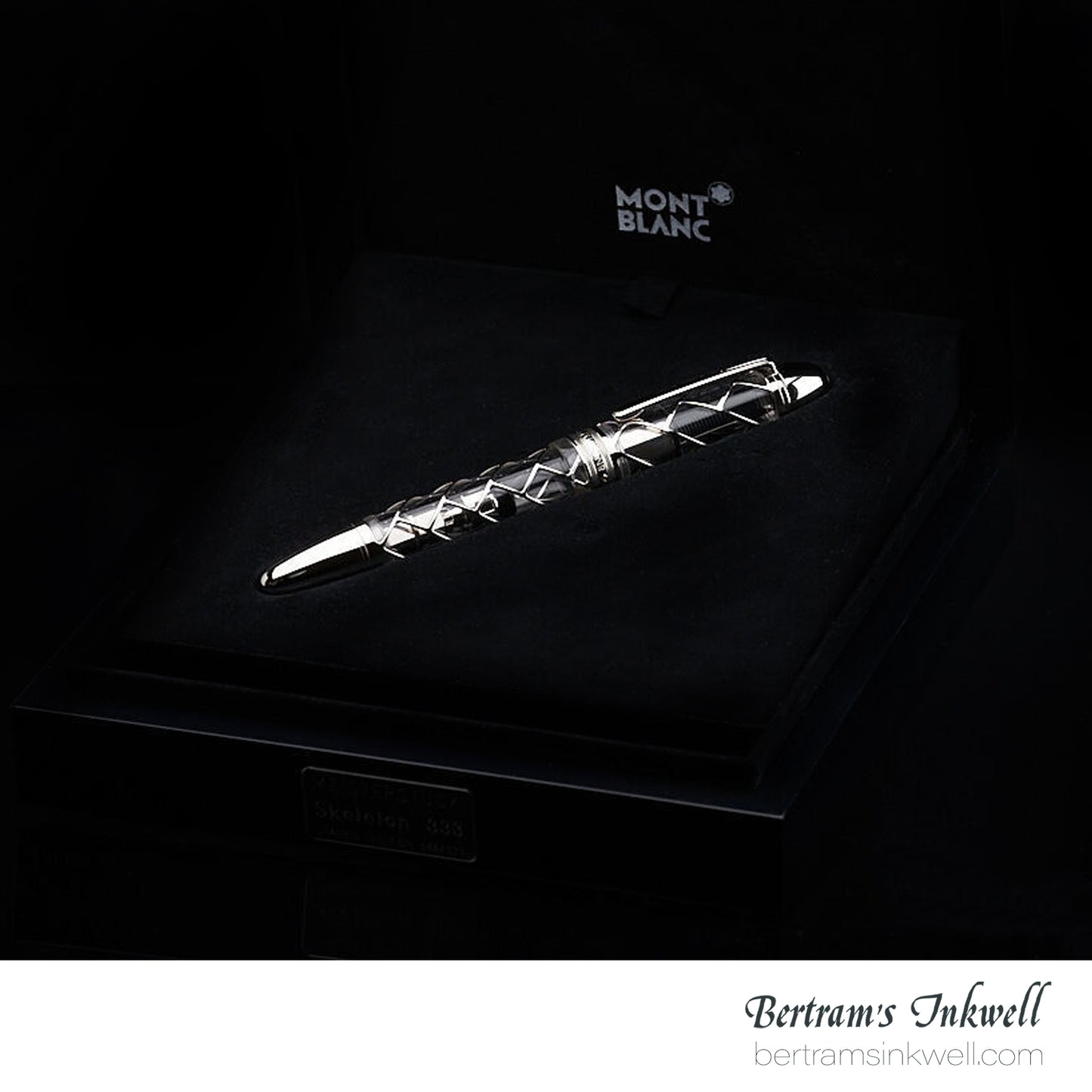Montblanc Meisterstück Platinum Plated Skeleton 149 Fountain Pen 33349, 2001