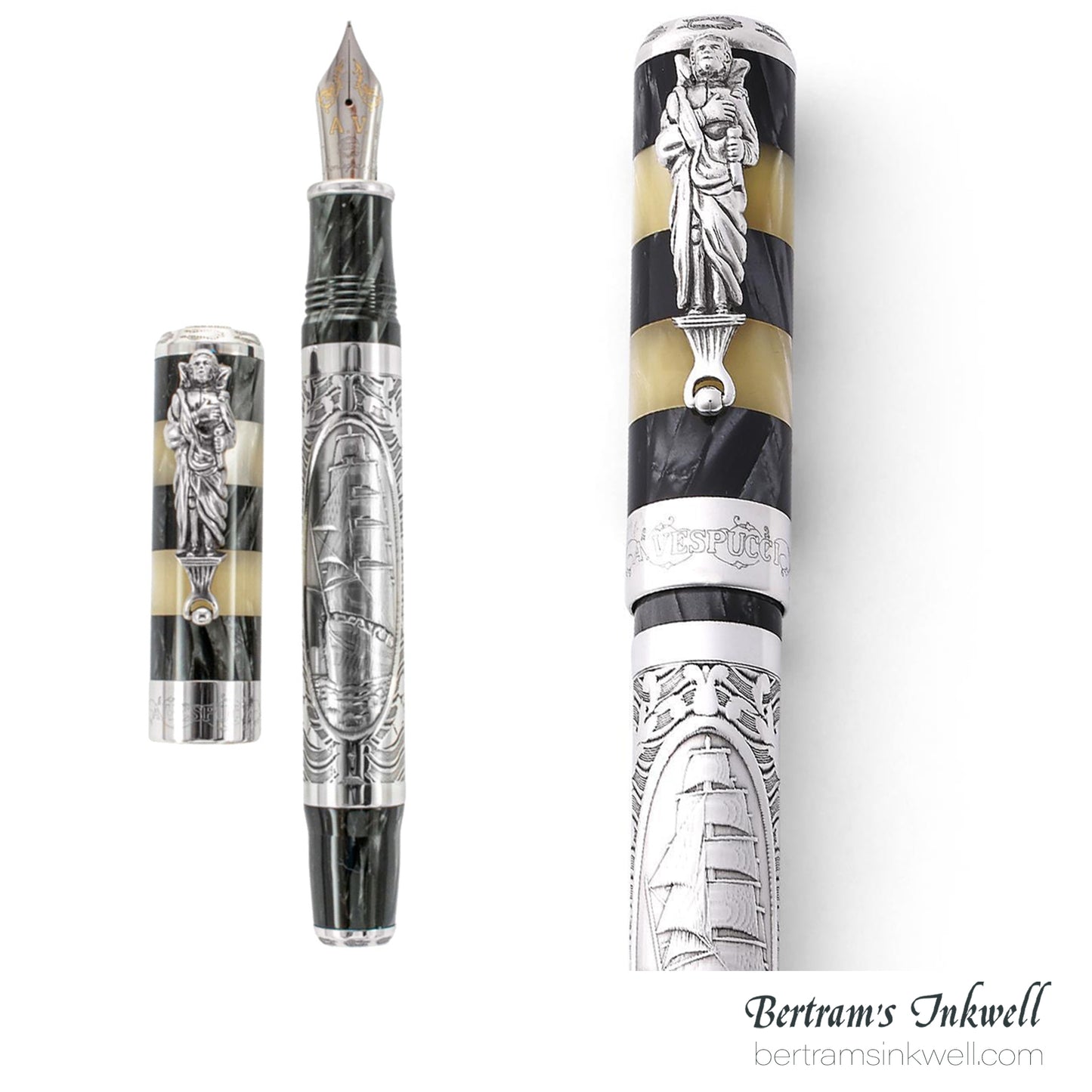 Montegrappa Amerigo Vespucci Limited Edition Fountain Pen ISAVN_SE, 2001