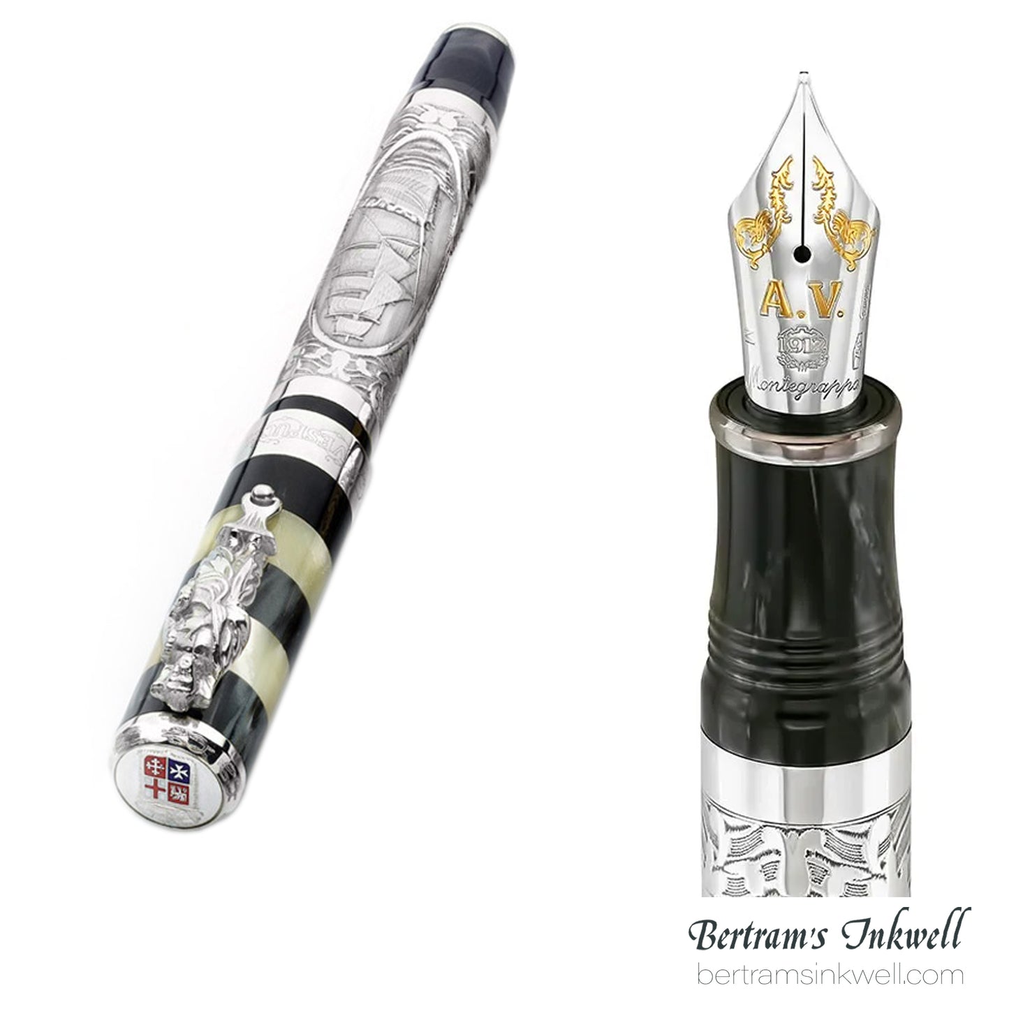Montegrappa Amerigo Vespucci Limited Edition Fountain Pen ISAVN_SE, 2001