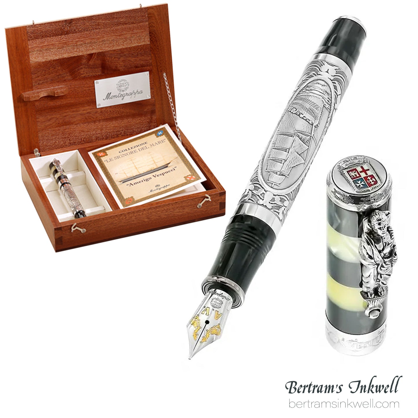 Montegrappa Amerigo Vespucci Limited Edition Fountain Pen ISAVN_SE, 2001