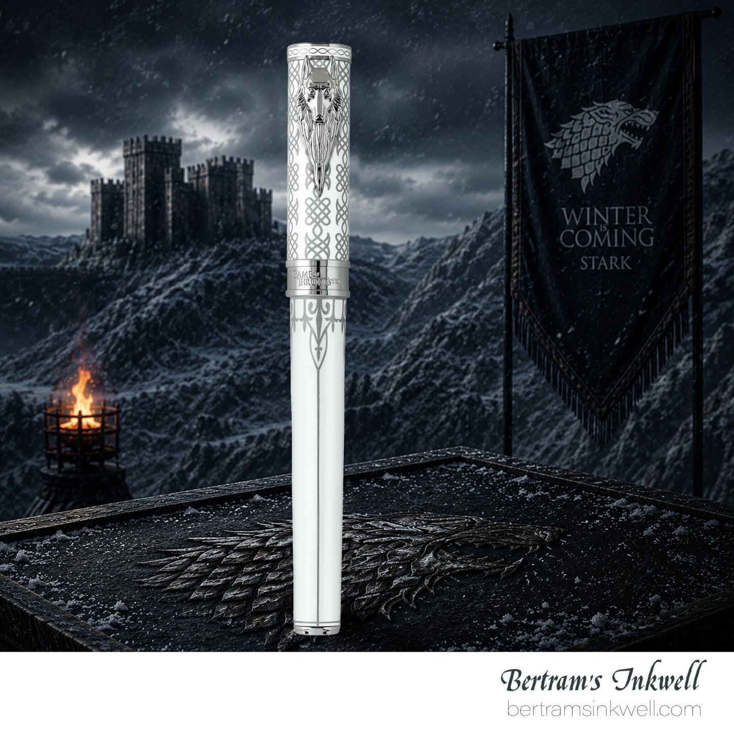 Montegrappa HBO Game of Thrones Stark Fountain Pen ISGOT2SK, 2017