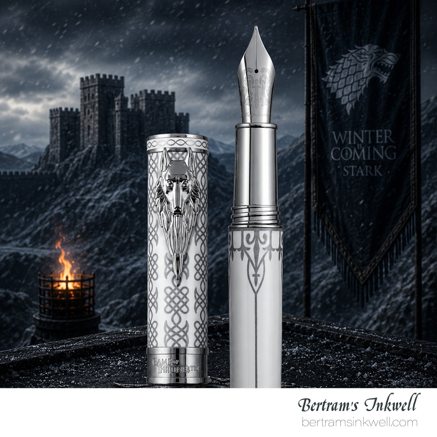 Montegrappa HBO Game of Thrones Stark Fountain Pen ISGOT2SK, 2017