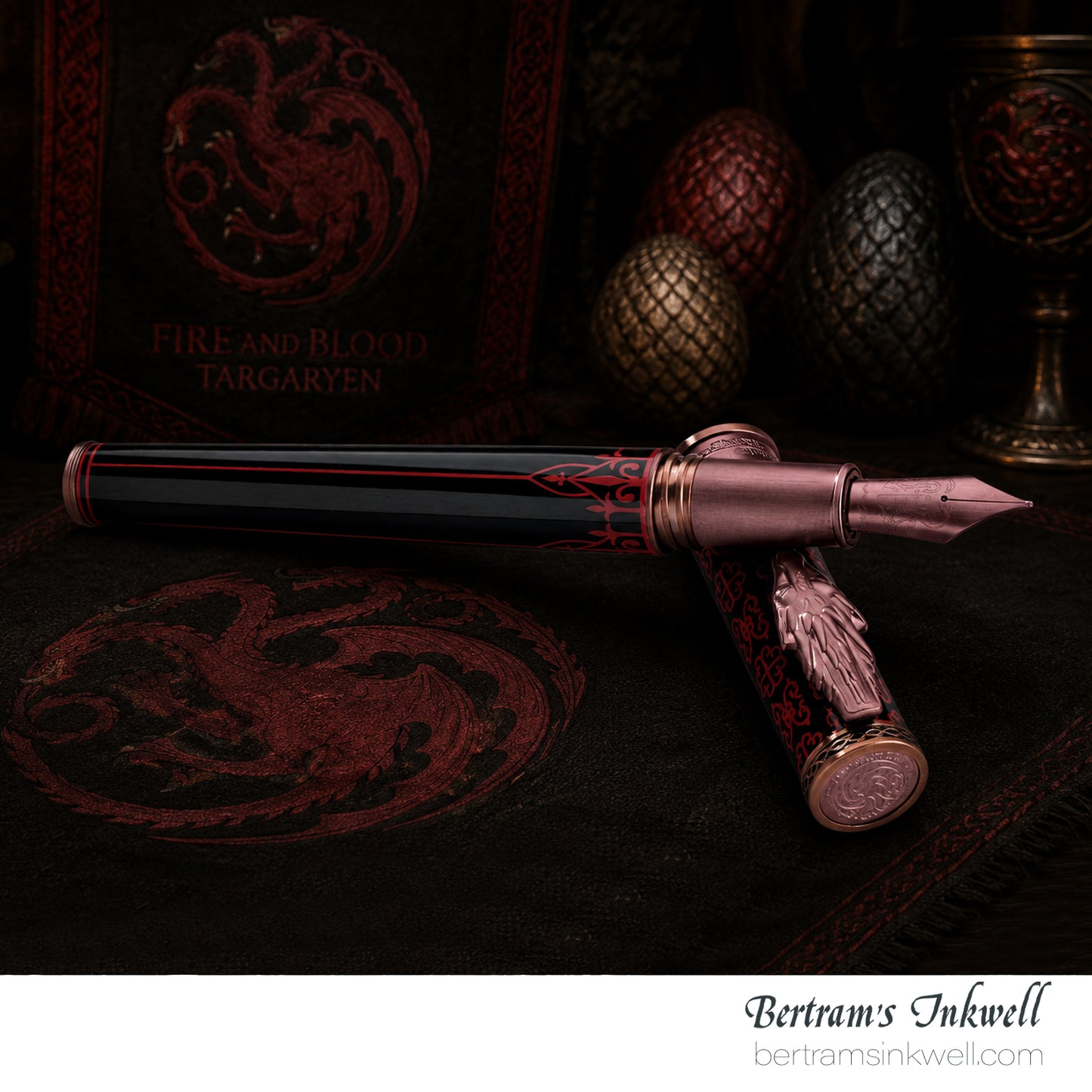 Montegrappa HBO Game of Thrones - Targaryen, Fountain Pen 2017, ISGOT3TY