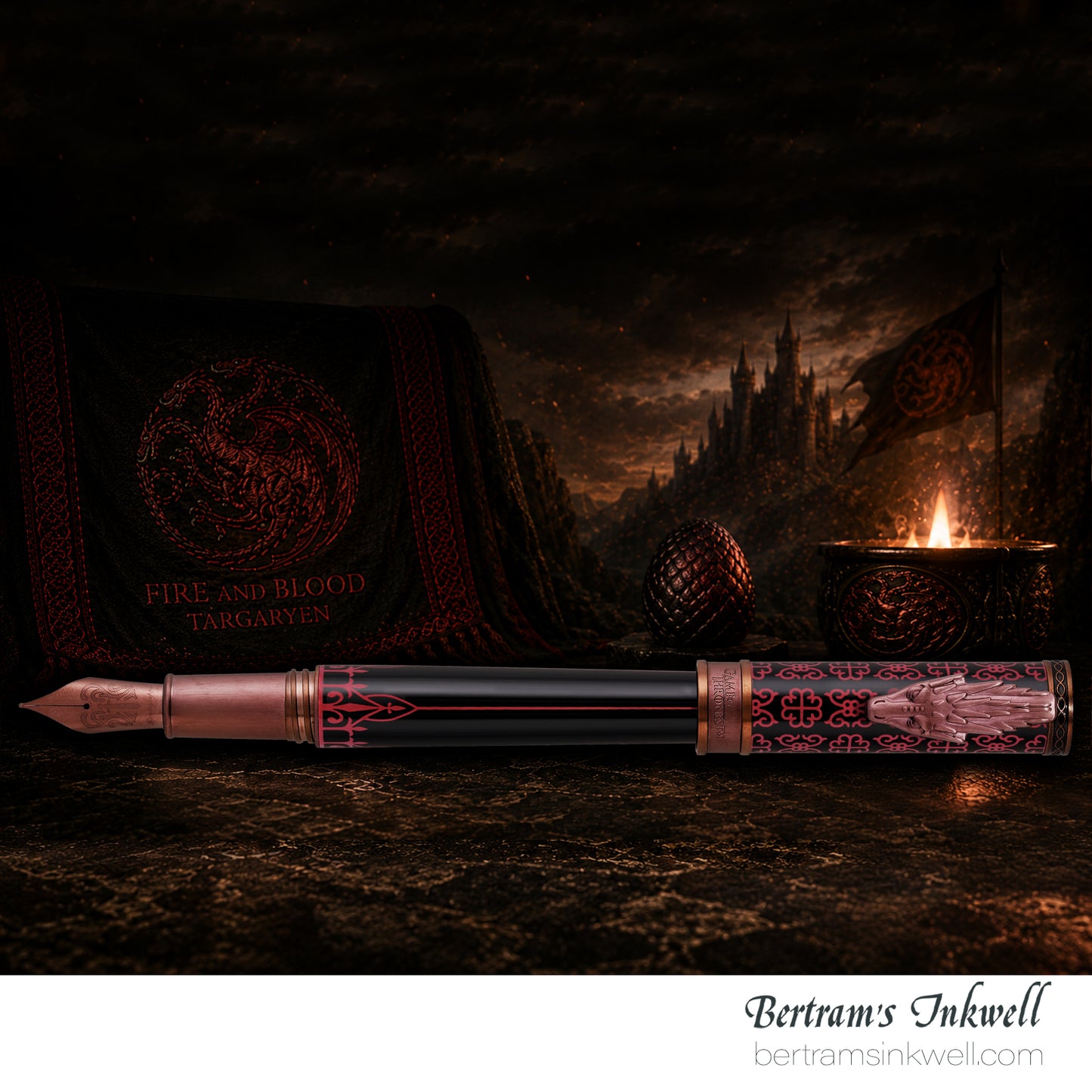 Montegrappa HBO Game of Thrones - Targaryen, Fountain Pen 2017, ISGOT3TY