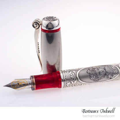 Montegrappa Invito a La Traviata Sterling Silver Limited Edition Fountain Pen ISETN3S0, 2010