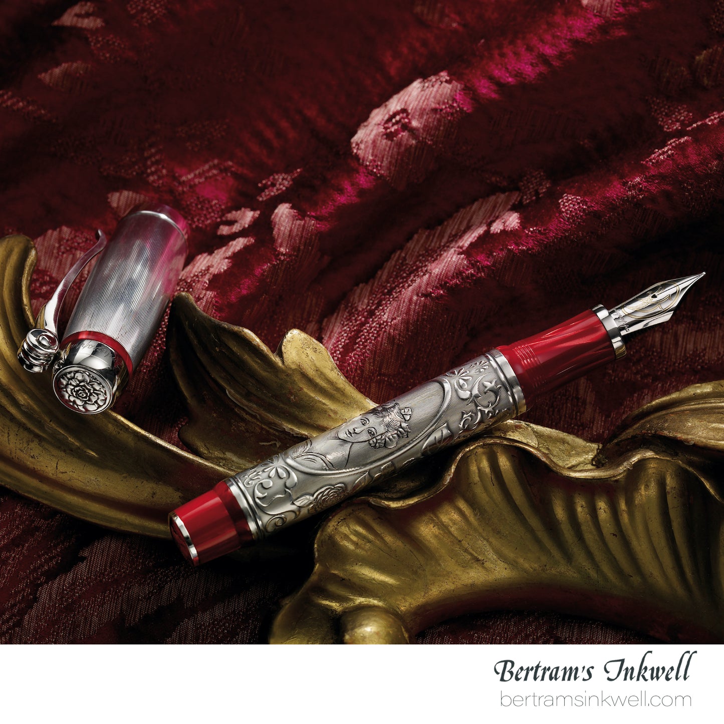 Montegrappa Invito a La Traviata Sterling Silver Limited Edition Fountain Pen ISETN3S0, 2010