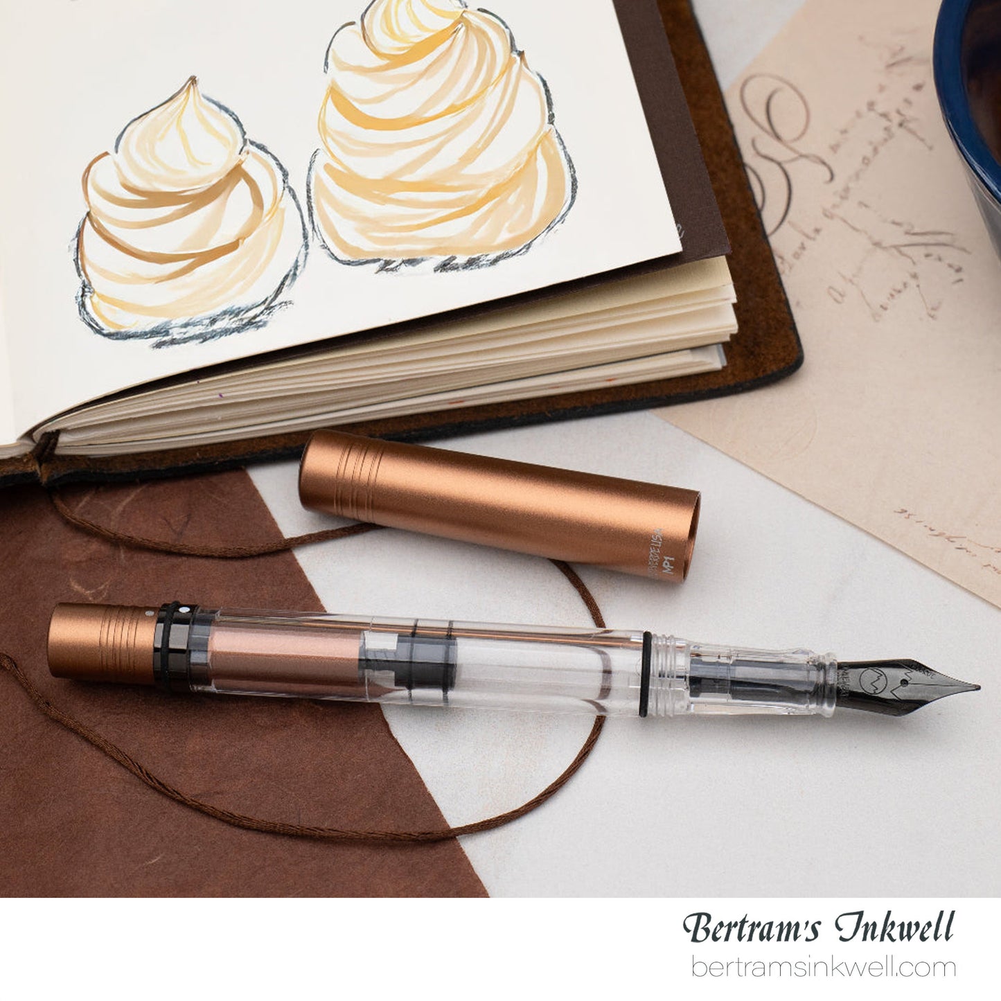 Monteverde MP1 Mocha Mousse (Color of the Year 2025) Demonstrator Fountain Pen
