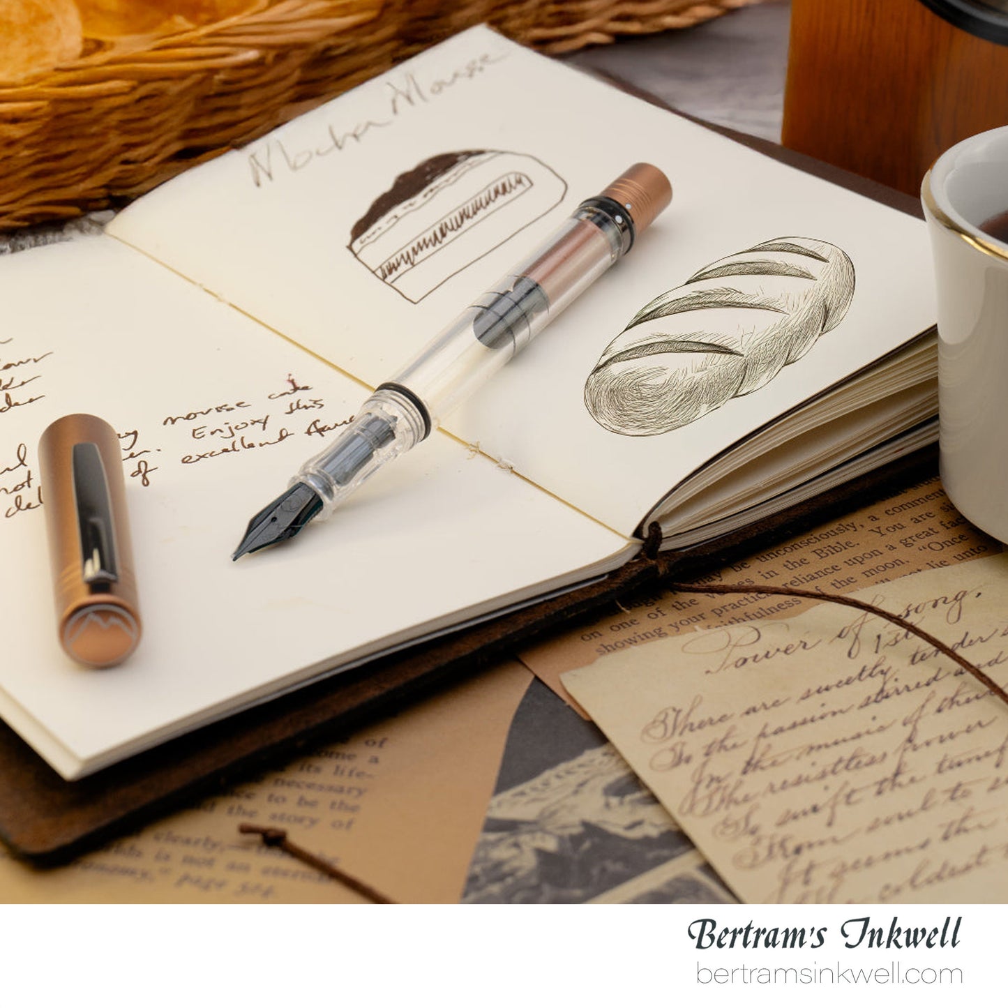 Monteverde MP1 Mocha Mousse (Color of the Year 2025) Demonstrator Fountain Pen