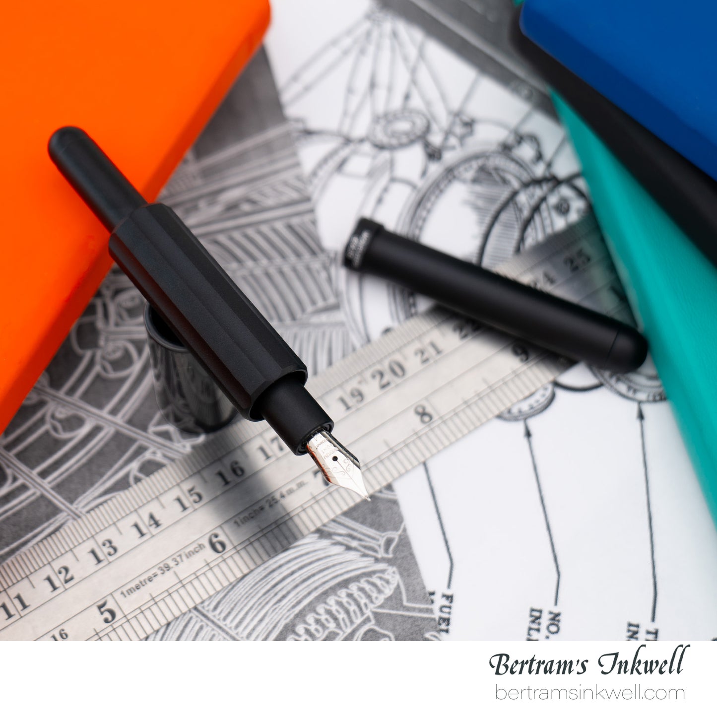 Monteverde Axis Black Fountain Pen