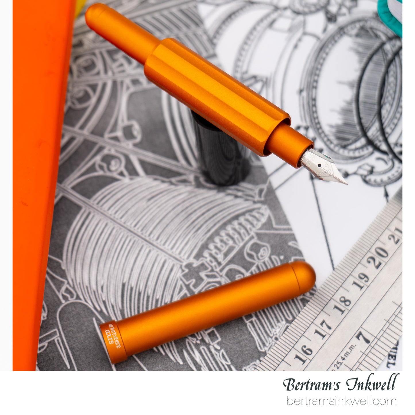Monteverde Axis Orange Fountain Pen