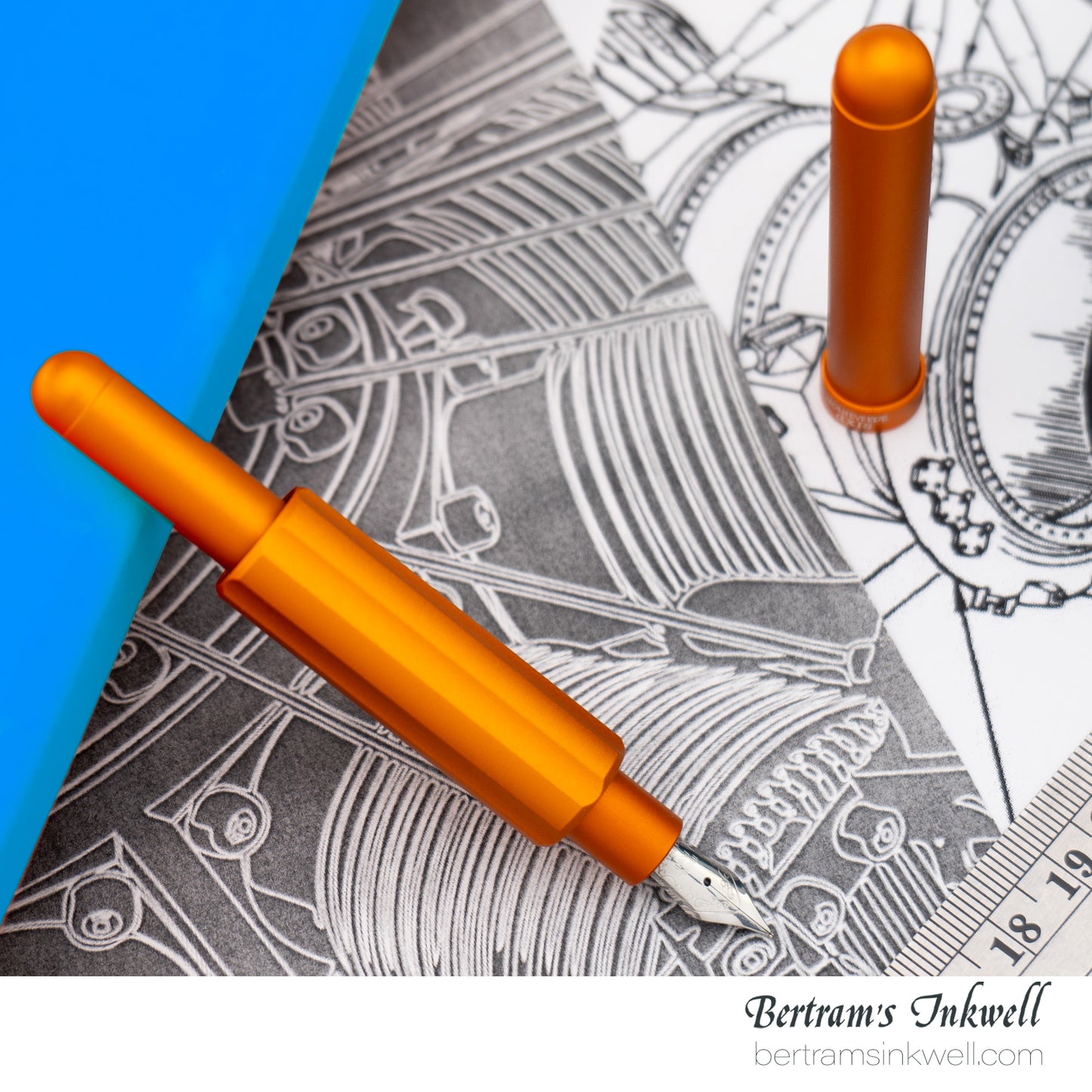 Monteverde Axis Orange Fountain Pen
