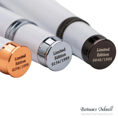 Monteverde Innova 2026 Color of The Year Cloud Dancer Chrome Trim Limited Edition Fountain Pen Set